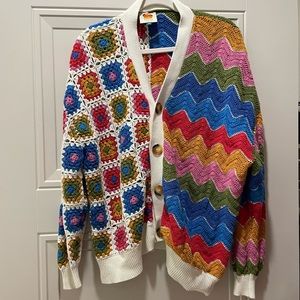 Farm Rio Crochet oversized Cardigan size XS